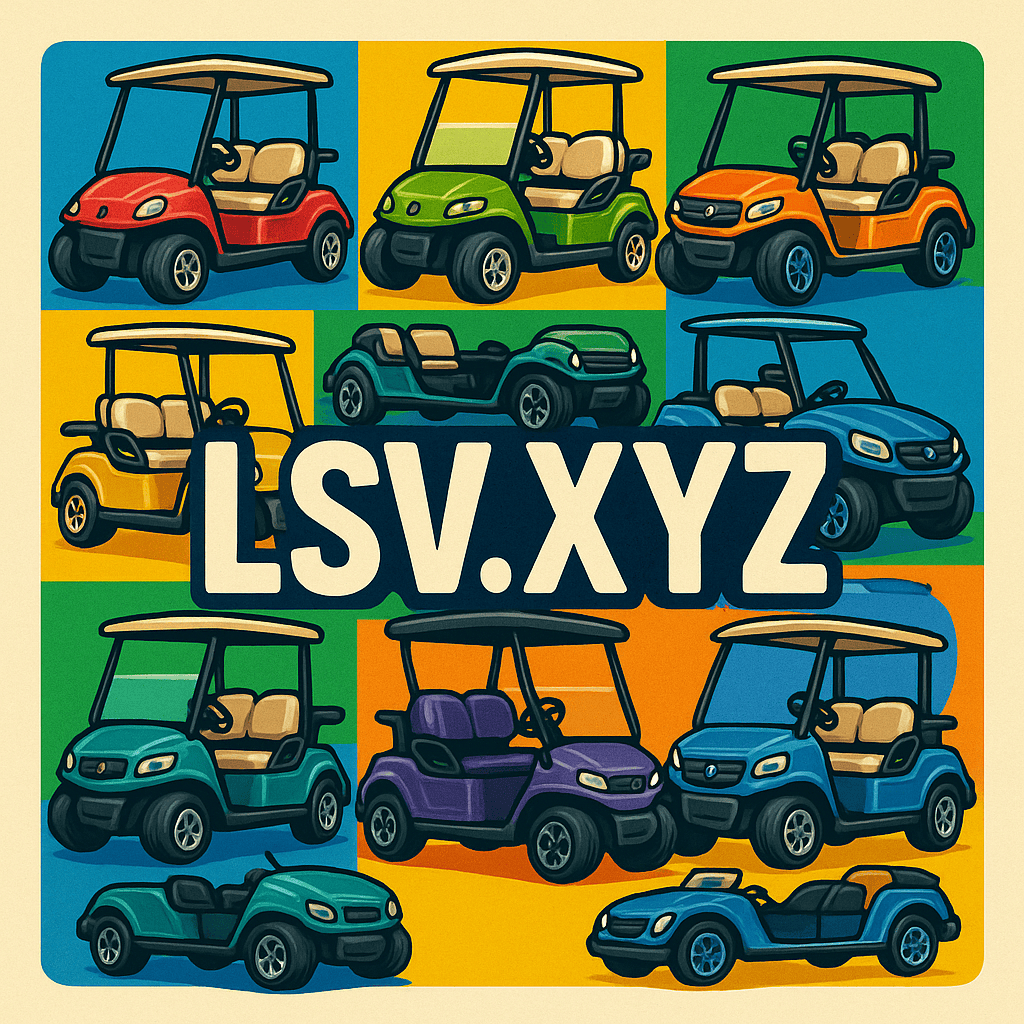 Showroom of premium Low Speed Vehicles